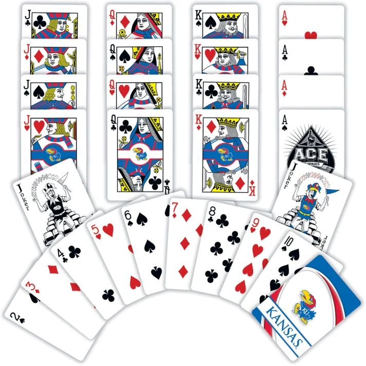 Kansas Jayhawks Playing Cards by Masterpieces - Image 2