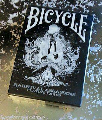Karnival Assassins Black Bicycle Playing Cards Deck - Image 2