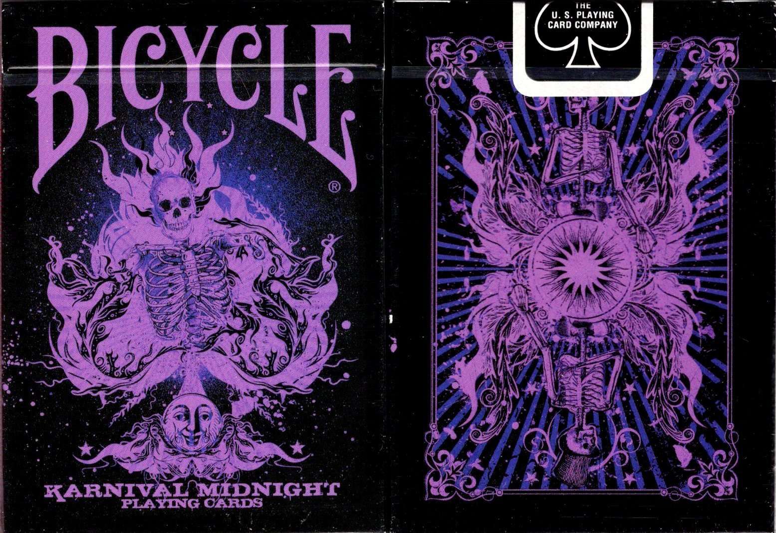 Karnival Midnight Purple Bicycle Playing Cards