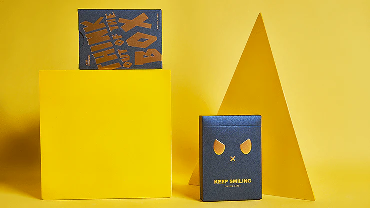 Keep Smiling Blue v2 Playing Cards MPC - Image 4