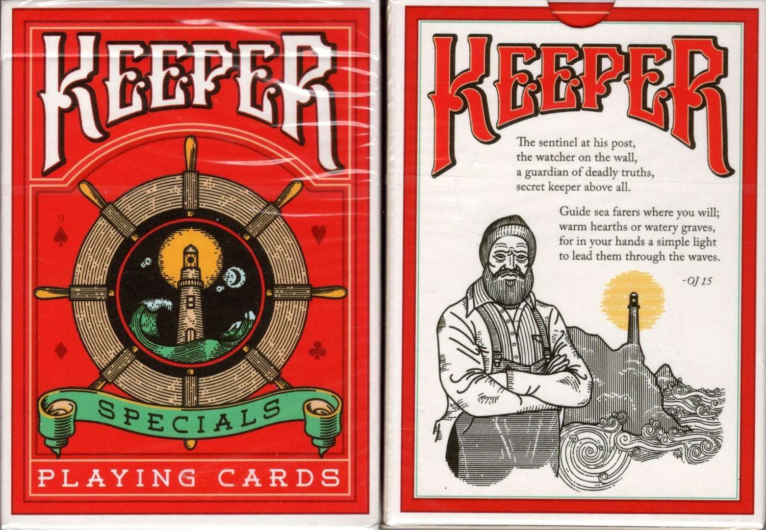 Keeper Double Back Gaff Playing Cards Cartamundi