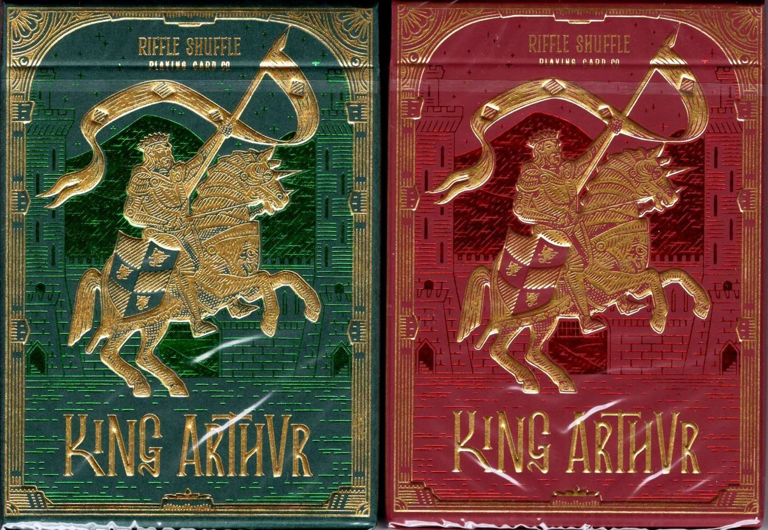 King Arthur Playing Cards 2 Deck Set