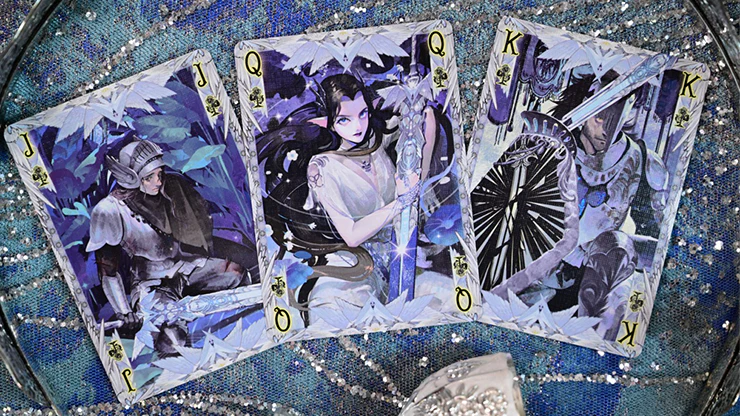 King Arthur V2 Playing Cards - Silver Fairyland by KING STAR - Image 4