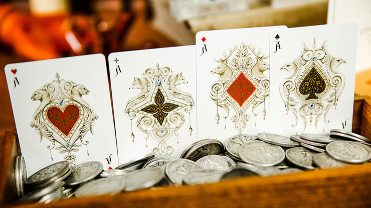 Kingdom Classic Gold Playing Card Collection 2 Deck Set USPCC - Image 5