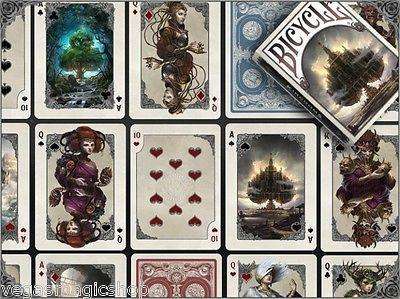Kingdoms Red Bicycle Playing Cards - Image 3