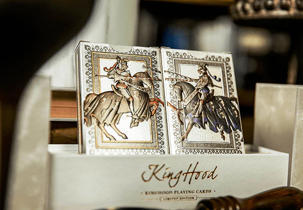 Kinghood Classic Gold Playing Card Collection 2 Deck Set