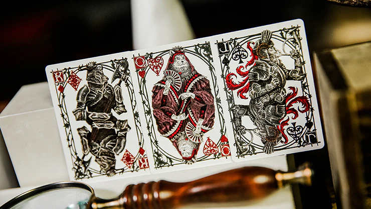 Kinghood Classic Silver Playing Card Collection 2 Deck Set - Image 2