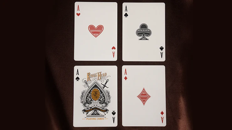 King's Head Playing Cards - Red & Blue - Image 4
