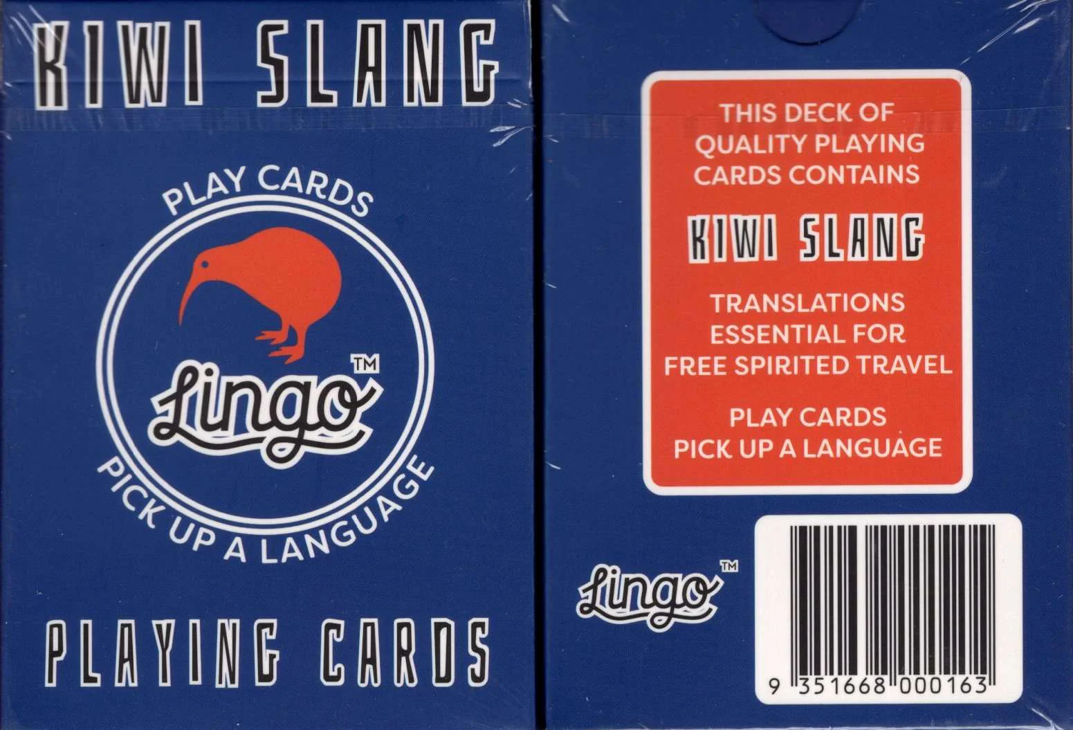 Kiwi Slang Lingo Playing Cards