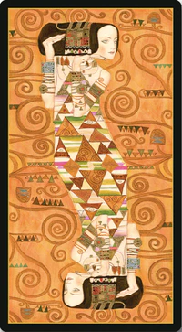 Klimt Tarot Pocket Golden Edition Mini Deck Lo Scarabeo - Image 4
