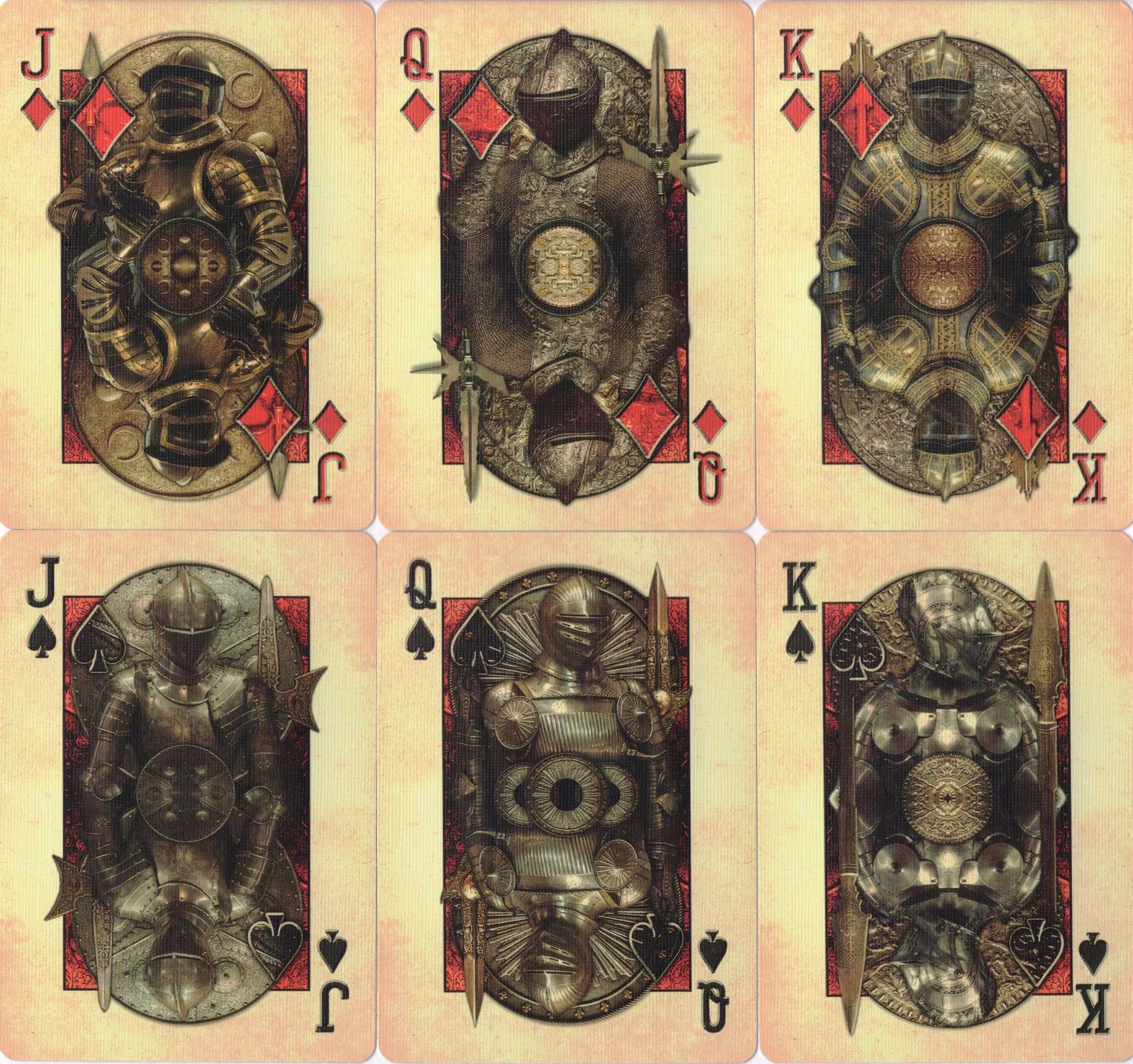 Knights Bicycle Playing Cards - Image 4