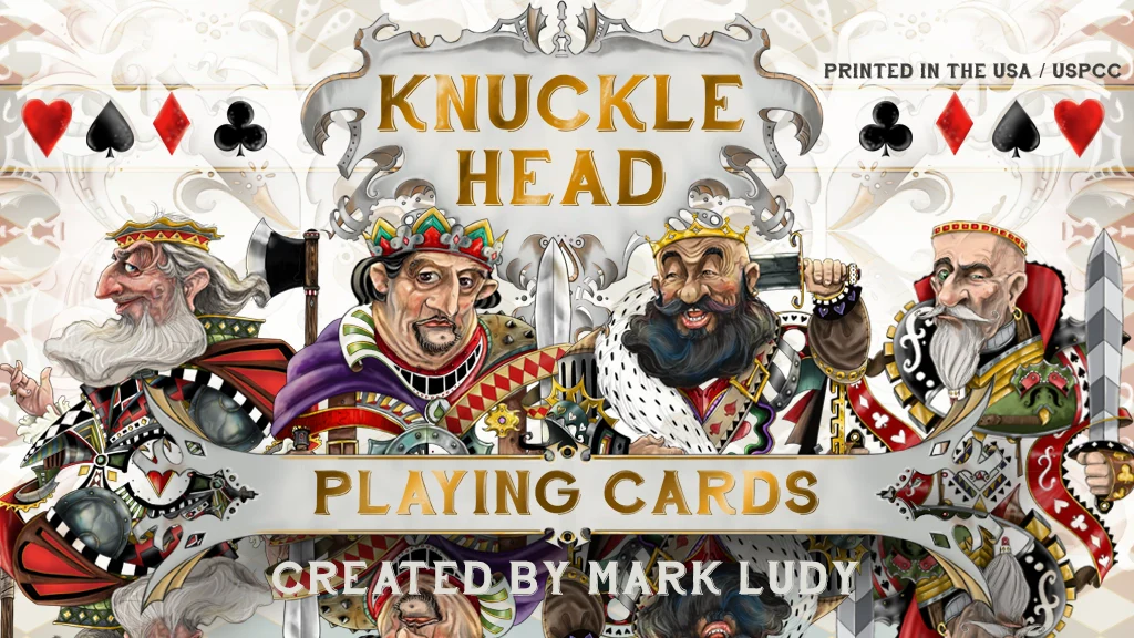Knucklehead Playing Cards- Classic Black - Image 2