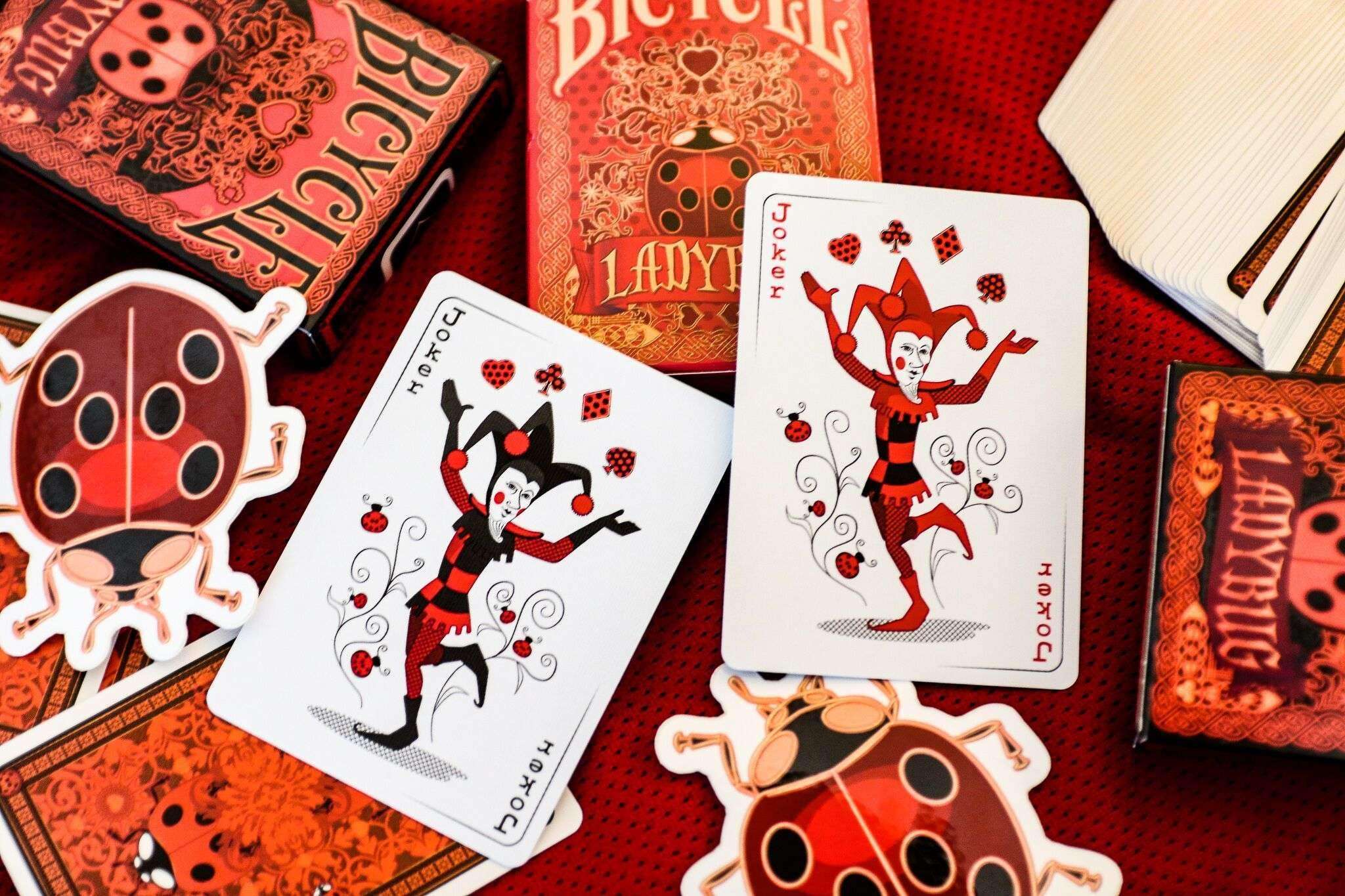 Ladybug Bicycle Gilded Playing Cards - Image 10