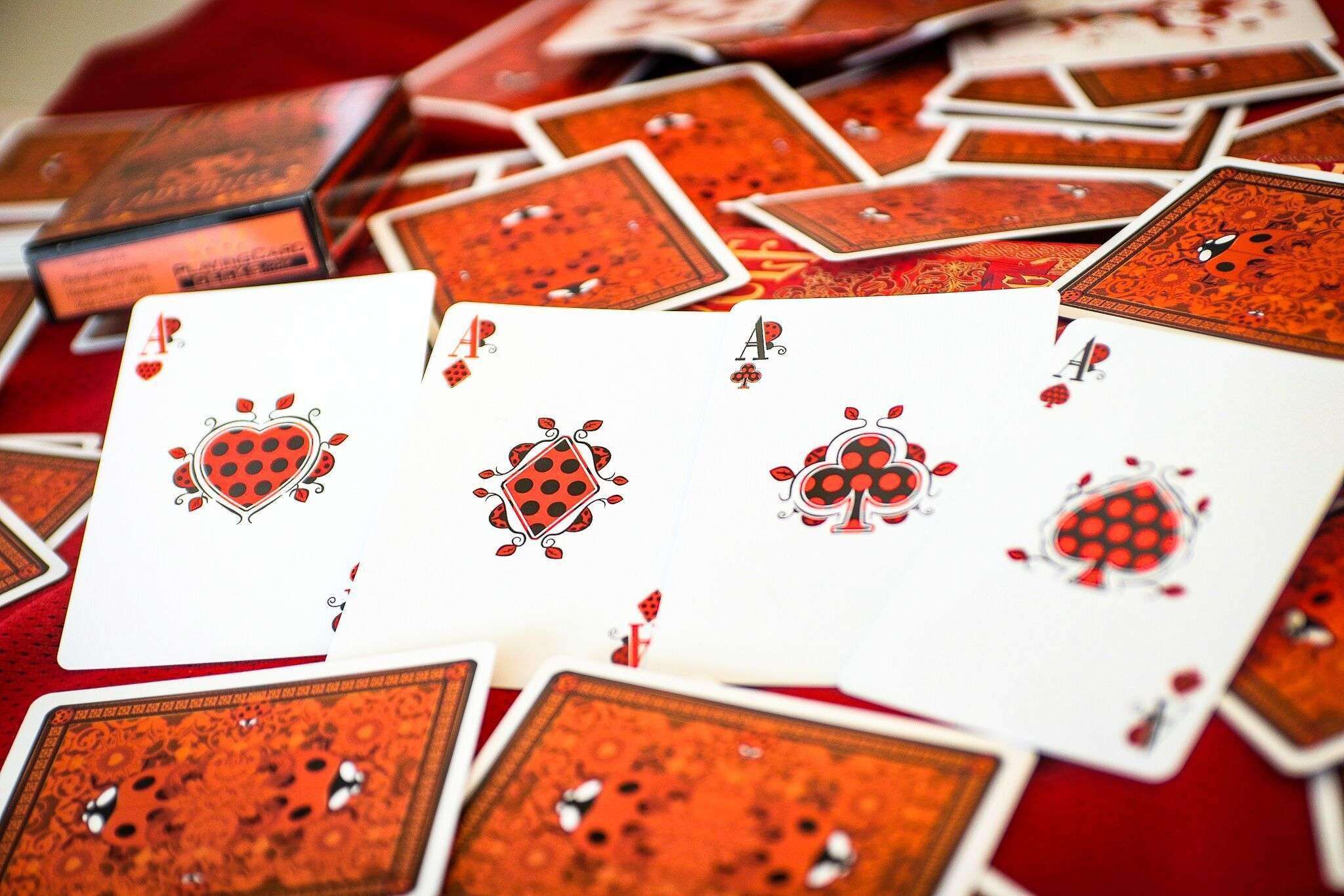 Ladybug Bicycle Gilded Playing Cards - Image 9