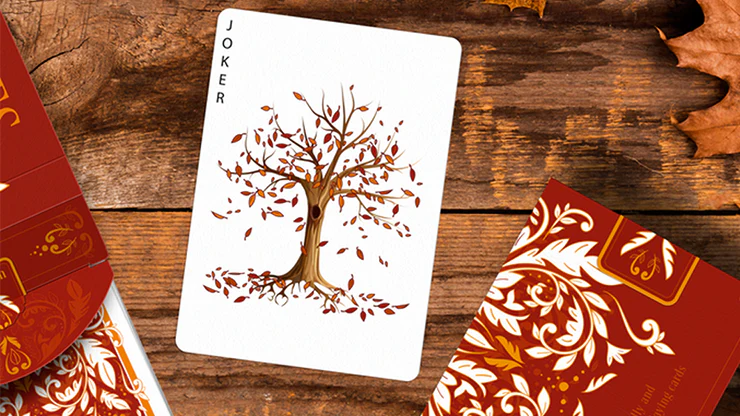 Leaves Autumn Playing Cards USPCC - Image 2