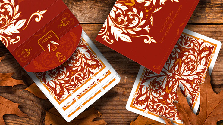Leaves Autumn Playing Cards USPCC - Image 3