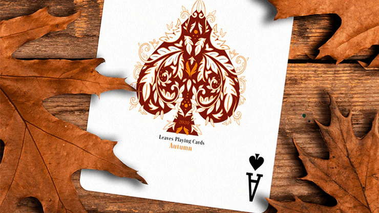 Leaves Autumn Playing Cards USPCC - Image 5
