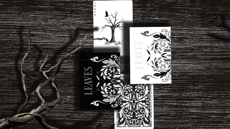 Leaves Black Playing Cards by DCHC - Image 3
