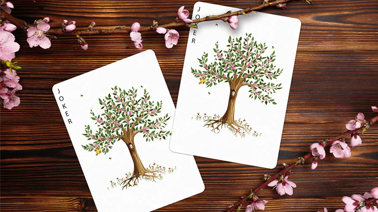 Leaves Summer Collector's White Playing Cards WJPC - Image 3
