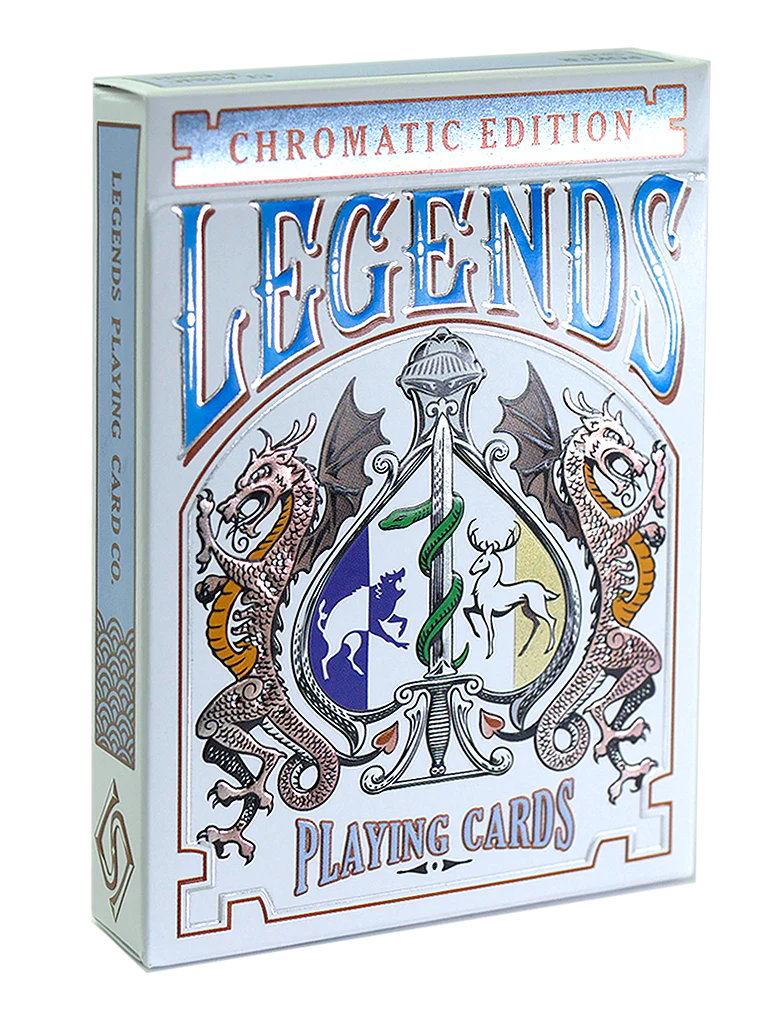 Legends Chromatic & Sterling Playing Cards 2 Deck Set LPCC - Image 11