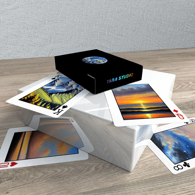 Limited Edition Geo Playing Cards by Tara Studio - Nature's Wonders in Your Hands - Image 2