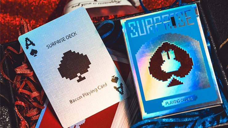 Limited Holographic Edition Surprise Deck V5 Playing cards Blue - Image 2