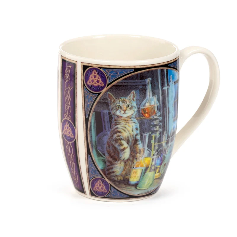 Lisa Parker Jekyll & Hyde Cats Porcelain Mug - 10 oz - Image 2