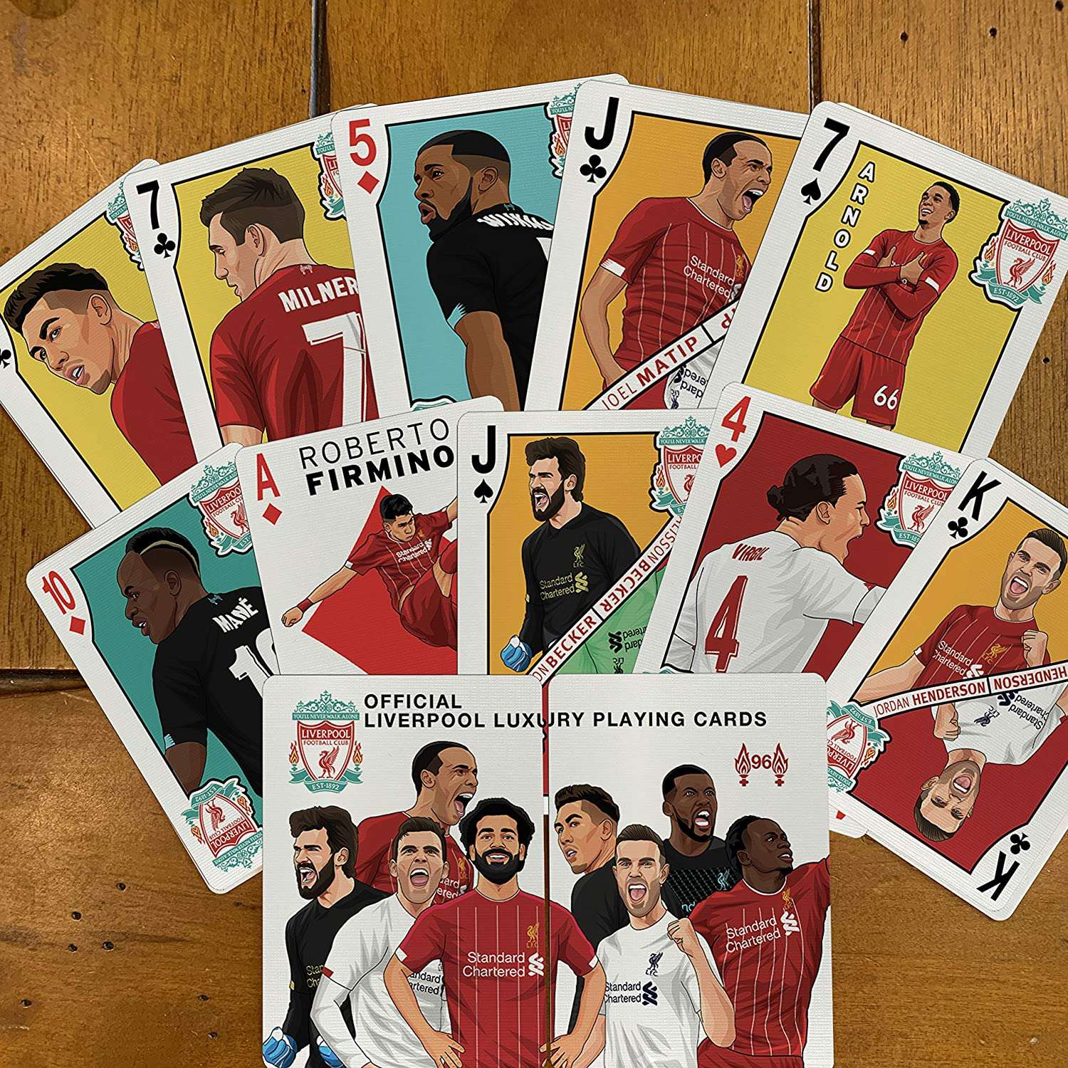 Liverpool Soccer Playing Cards - Image 2