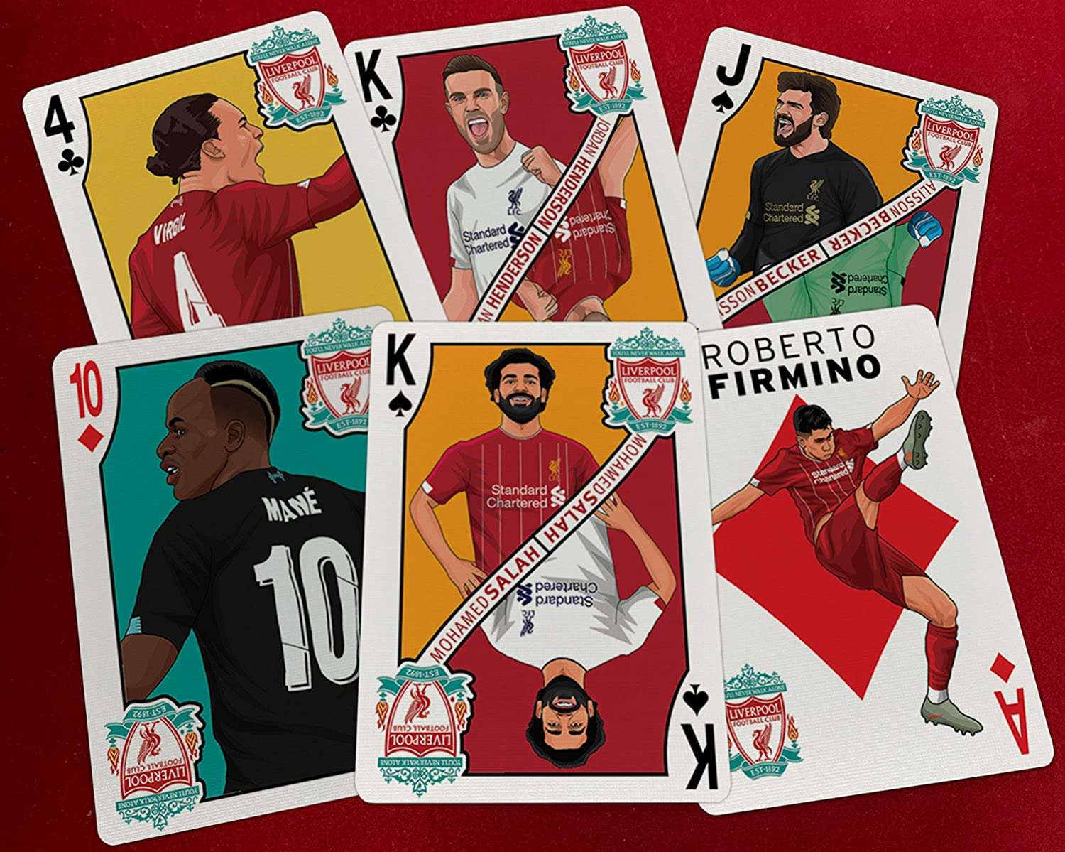 Liverpool Soccer Playing Cards - Image 4