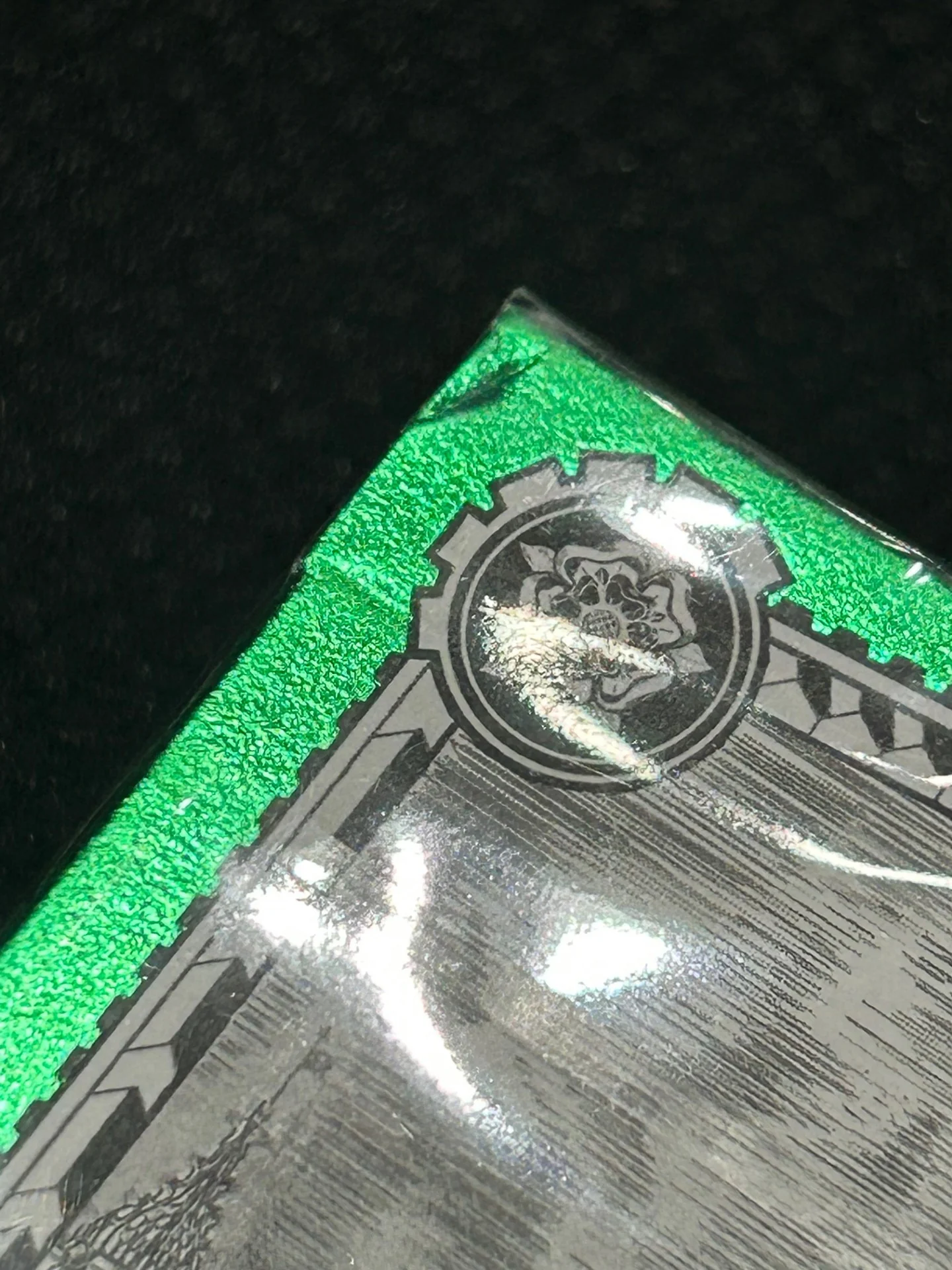 London Emerald Diffractor Playing Cards - Slightly Imperfect - Image 2