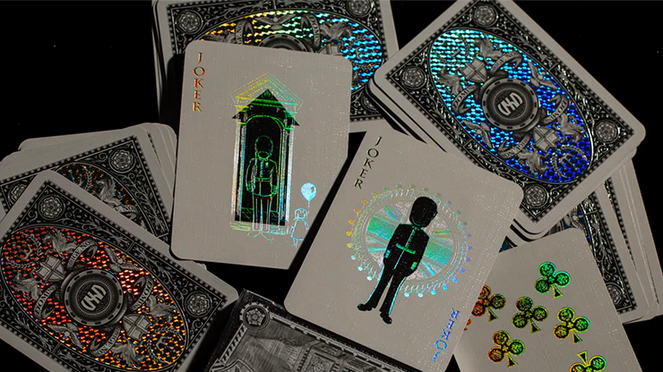London Emerald Diffractor Playing Cards - Slightly Imperfect - Image 4