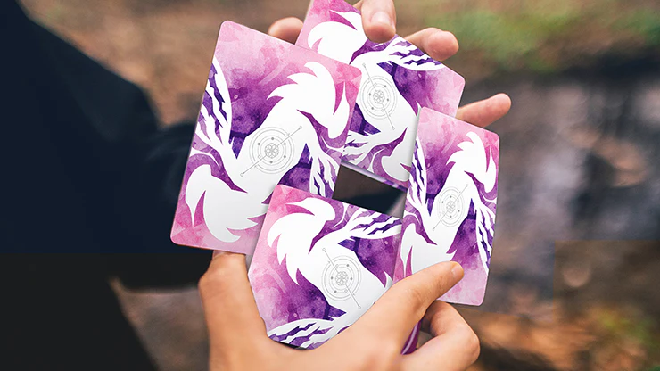 Lonely Wolf Purple Playing Cards MPC - Image 2