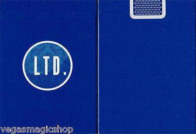LTD Blue Playing Cards Deck USPCC