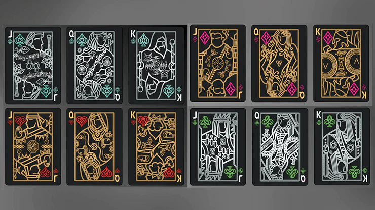 Lux Hominum Aureum Bicycle Playing Cards - Image 2
