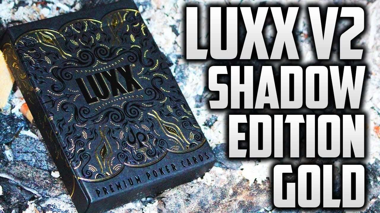 Luxx Shadow Gold v2 Playing Cards LPCC - Image 2
