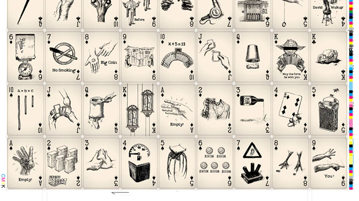 Magician Knows V1 Black and White Playing Cards by 808 Magic and Alan Wong - Image 3