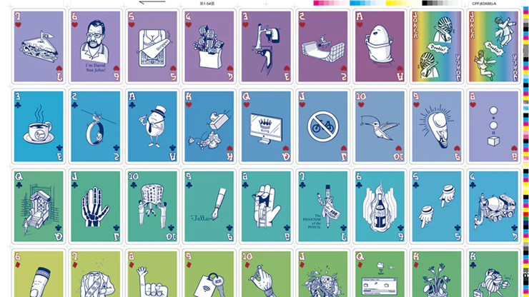 Magician Knows V2 Color Playing Cards by 808 Magic and Alan Wong - Image 2