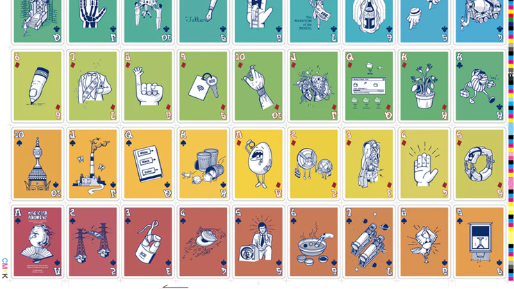Magician Knows V2 Color Playing Cards by 808 Magic and Alan Wong - Image 3
