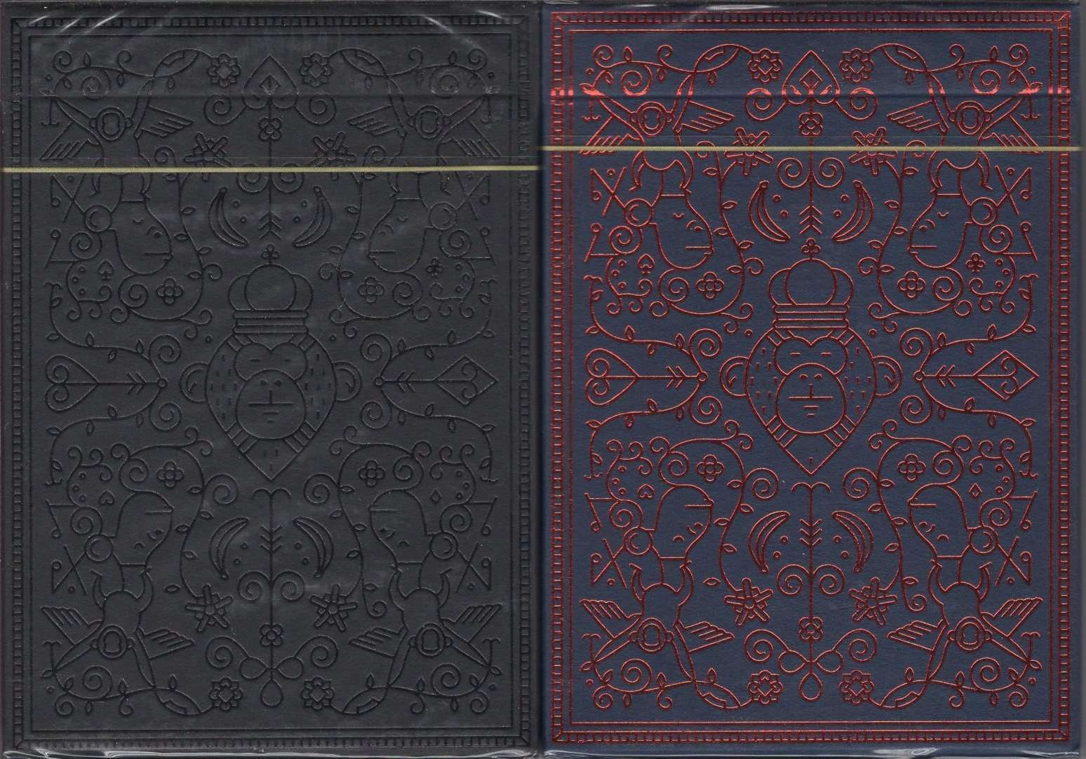 MailChimp Playing Cards USPCC - Black & Red
