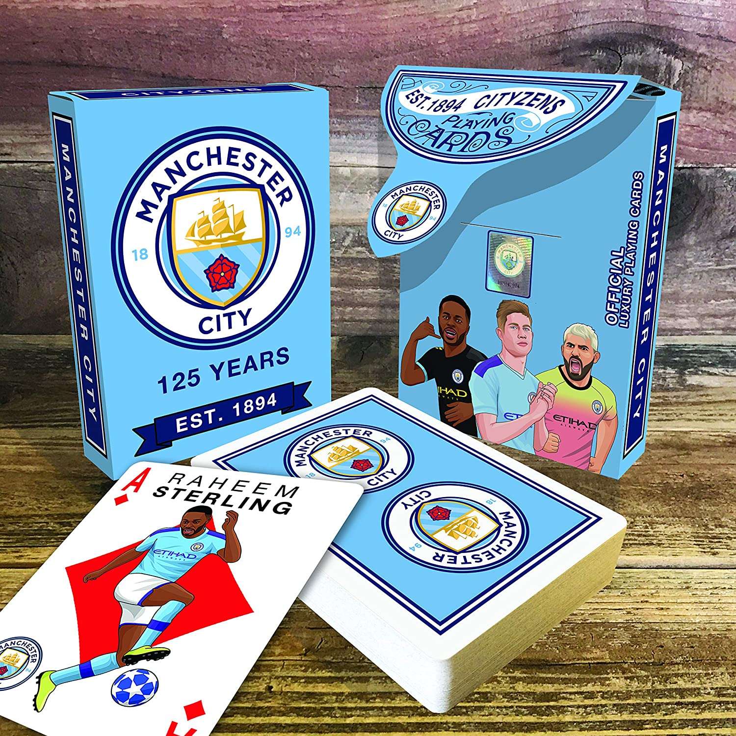 Manchester City Soccer Playing Cards - Image 2