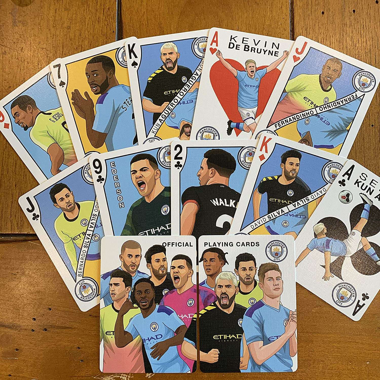 Manchester City Soccer Playing Cards - Image 5