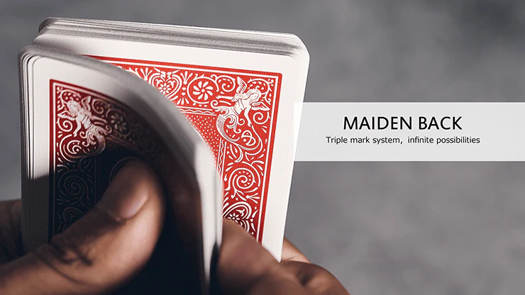 Marked VF v2 Red Maiden Back Bicycle Playing Cards - Image 5