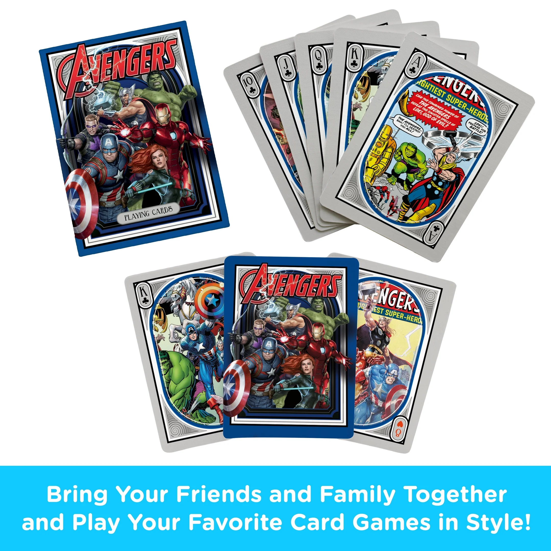 Marvel Avengers Nouveau Playing Cards – Avengers Assemble! by Aquarius - Image 4