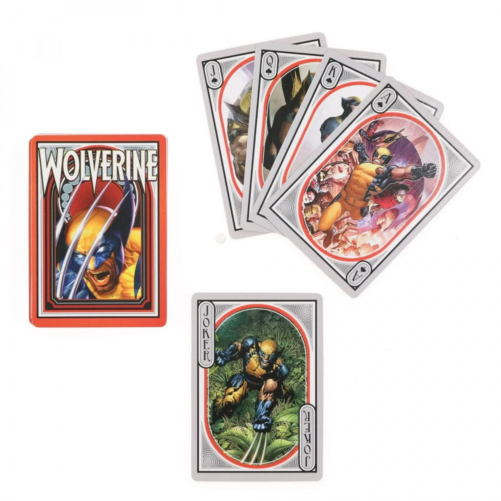 Marvel Wolverine Playing Cards by Aquarius - Image 2