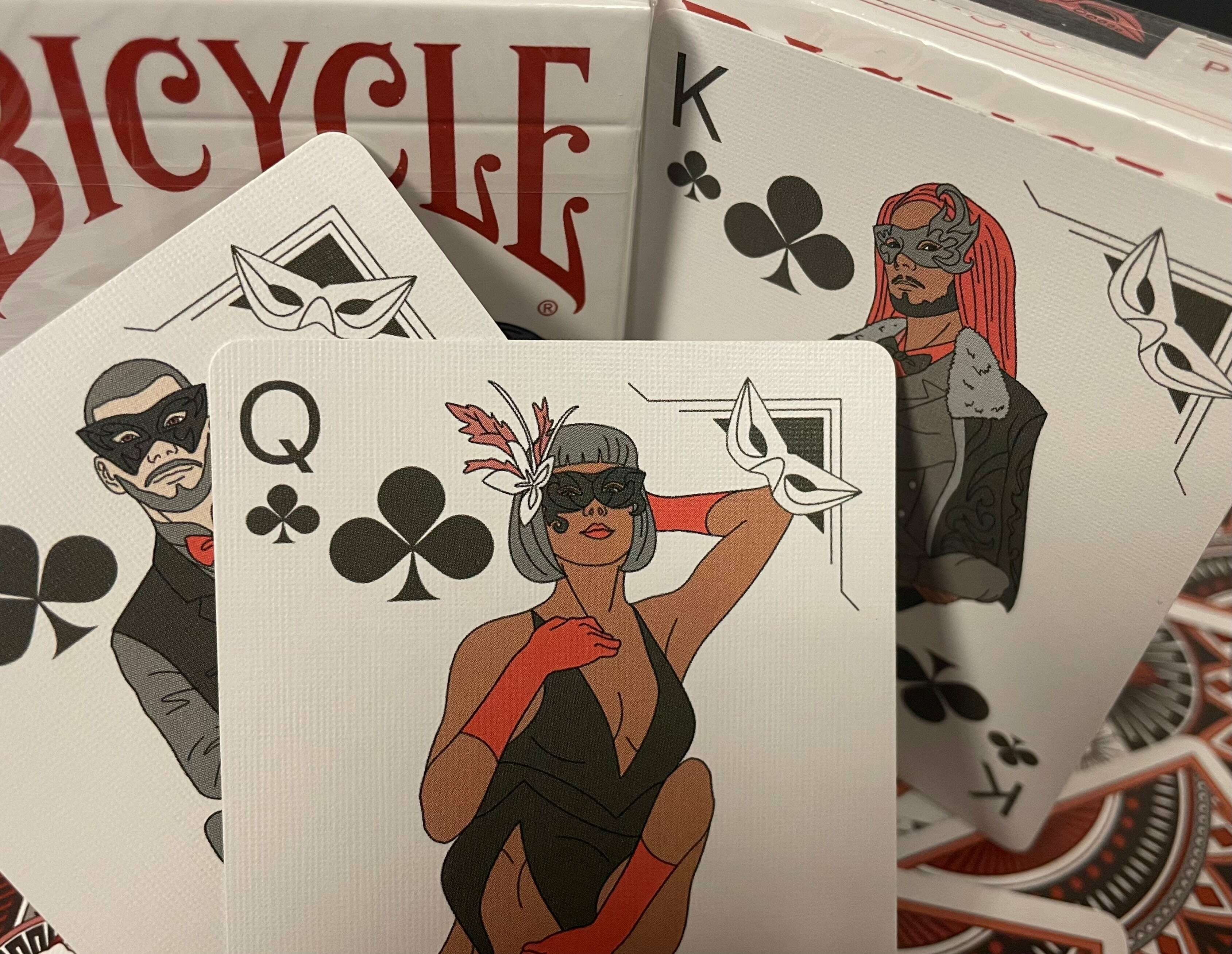 Bicycle Masquerade Playing Cards – Elegance, Mystery & 1920s Glamour! - Image 6