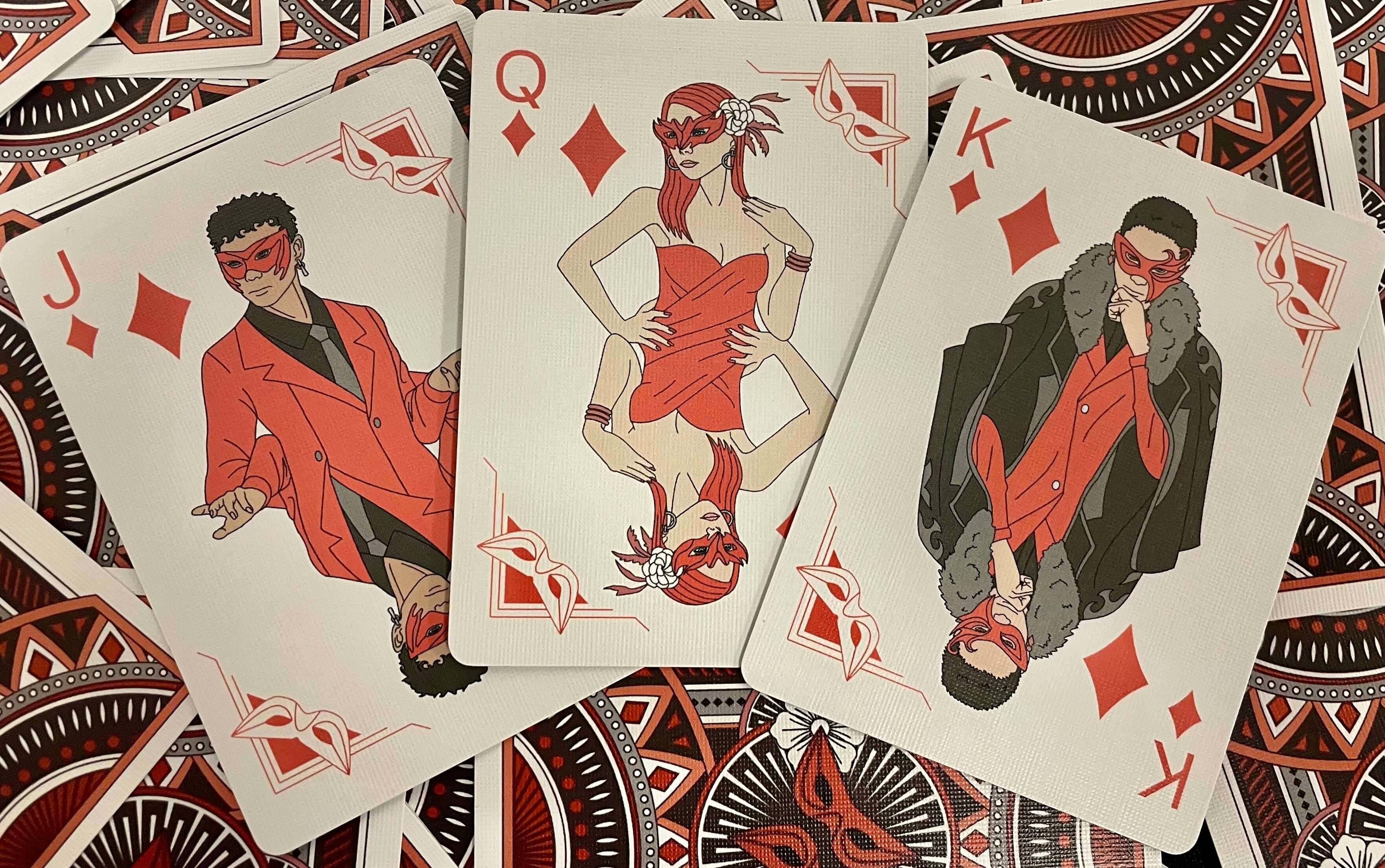 Bicycle Masquerade Playing Cards – Elegance, Mystery & 1920s Glamour! - Image 8