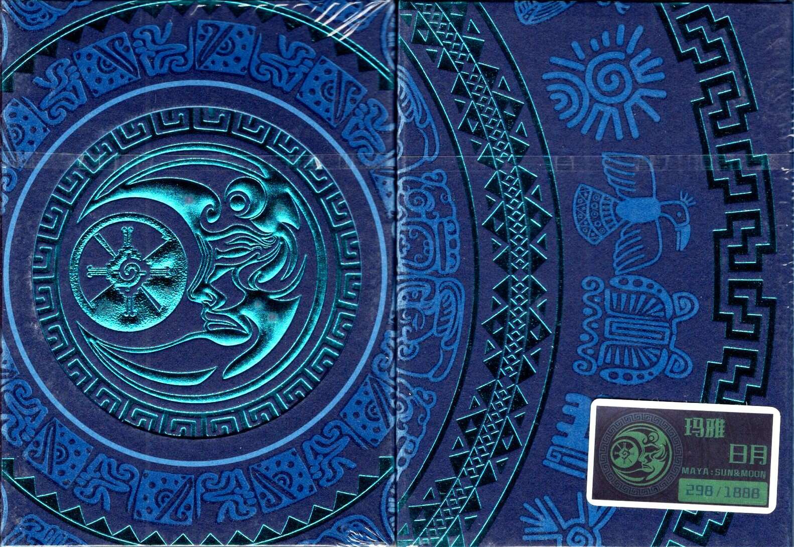 Maya Moon Gilded Playing Cards