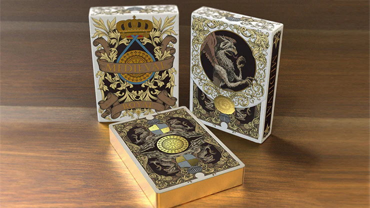 Medieval Royal Gilded Playing Cards WJPC - Image 2