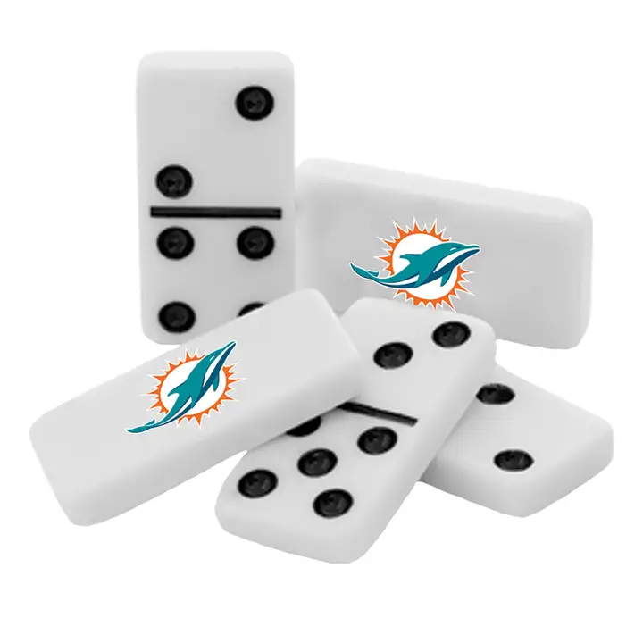 Miami Dolphins Dominoes by Masterpieces - Image 2