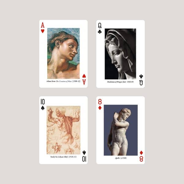 Michelangelo Playing Cards by Piatnik - Image 2